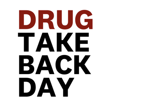 Drug Take Back Day sign